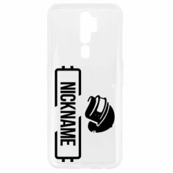 Чехол для Oppo A5/A9 2020 Nickname helmet pubg - PrintSalon