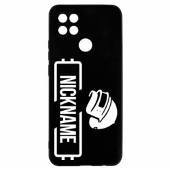 Чехол для Oppo A15s/A15 Nickname helmet pubg - PrintSalon