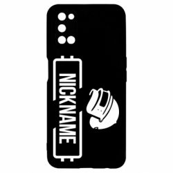 Чехол для Oppo A52/A72/A92 Nickname helmet pubg - PrintSalon