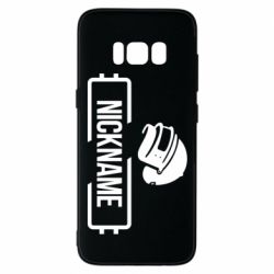 Чехол для Samsung S8 Nickname helmet pubg - PrintSalon
