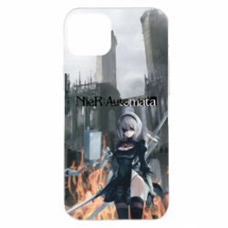 Чехол для iPhone 14 Plus Nier Automata 2B - PrintSalon