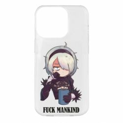 Чохол для iPhone 14 Pro Nier. Fuck Mankind - PrintSalon