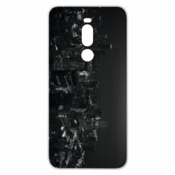Чехол для Meizu Note 8 Night New York-PrintSalon Чехол для Meizu Note 8 Night New York