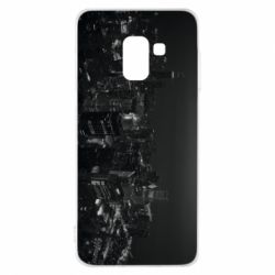 Чехол для Samsung A8 2018 Night New York - PrintSalon