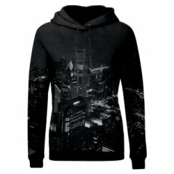Жіноче 3D худі Night New York-PrintSalon Жіноче 3D худі Night New York