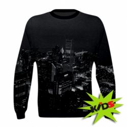 Детский 3D свитшот Night New York - PrintSalon