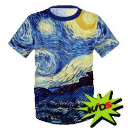 Детская 3D футболка Night - PrintSalon