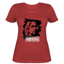 Женская футболка Nirvana Kurt Cobian - PrintSalon