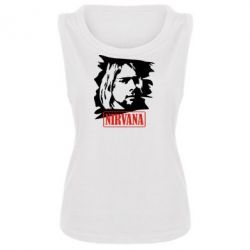Женская майка Nirvana Kurt Cobian - PrintSalon