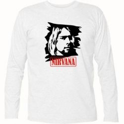 Футболка с длинным рукавом Nirvana Kurt Cobian - PrintSalon