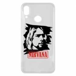 Чехол для Huawei P Smart Plus 2018 Nirvana Kurt Cobian - PrintSalon