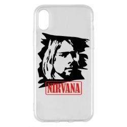 Чехол для iPhone X/Xs Nirvana Kurt Cobian - PrintSalon