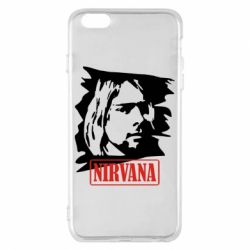 Чехол для iPhone 6 Plus/6S Plus Nirvana Kurt Cobian - PrintSalon