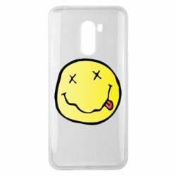 Чохол для Xiaomi Pocophone F1 Nirvana Logo 3D - PrintSalon