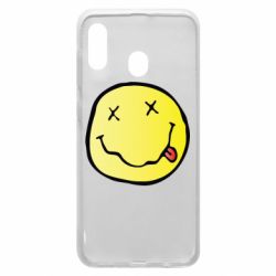 Чохол для Samsung A20 Nirvana Logo 3D - PrintSalon