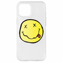Чохол для iPhone 12 Pro Max Nirvana Logo 3D - PrintSalon