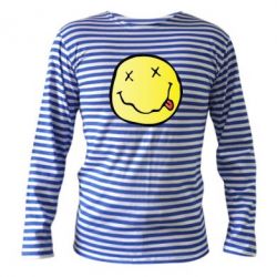 Тільник з довгим рукавом Nirvana Logo 3D - PrintSalon