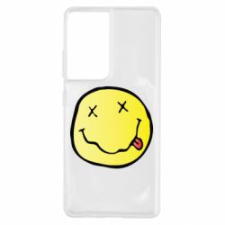 Чохол для Samsung S21 Ultra Nirvana Logo 3D - PrintSalon