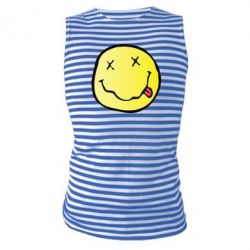 Майка-тільняшка Nirvana Logo 3D - PrintSalon