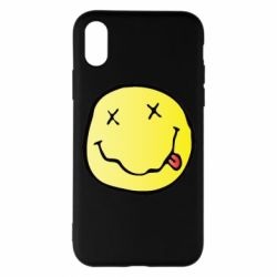 Чохол для iPhone X/Xs Nirvana Logo 3D - PrintSalon