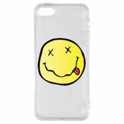 Чохол для iphone 5/5S/SE Nirvana Logo 3D - PrintSalon