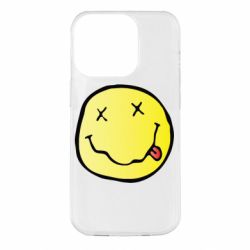 Чохол для iPhone 14 Pro Nirvana Logo 3D - PrintSalon