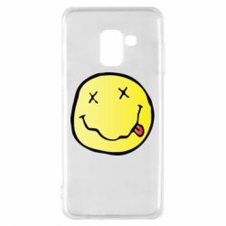 Чохол для Samsung A8 2018 Nirvana Logo 3D - PrintSalon