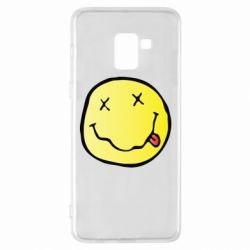 Чохол для Samsung A8+ 2018 Nirvana Logo 3D - PrintSalon