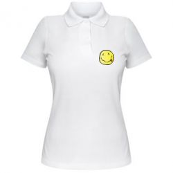 Жіноче поло Nirvana Logo 3D - PrintSalon