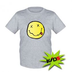 Дитяча футболка Nirvana Logo 3D - PrintSalon