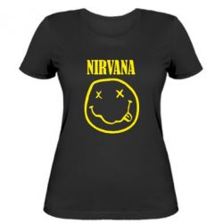 Женская футболка Nirvana (Нирвана) - PrintSalon