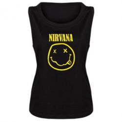Женская майка Nirvana (Нирвана) - PrintSalon