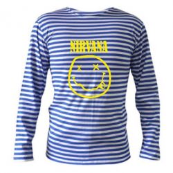 Тельняшка с длинным рукавом Nirvana (Нирвана) - PrintSalon