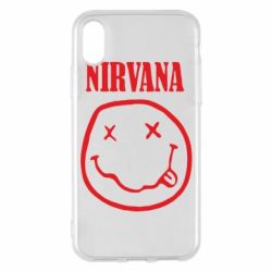 Чехол для iPhone X/Xs Nirvana (Нирвана) - PrintSalon