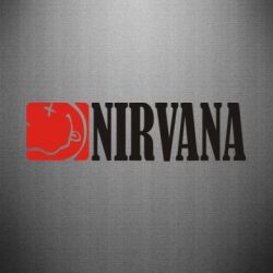 Наклейка Nirvana смайл - PrintSalon