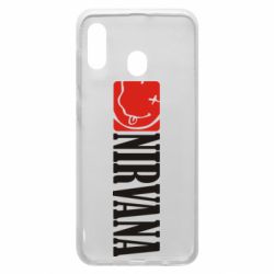 Чехол для Samsung A20 Nirvana смайл - PrintSalon