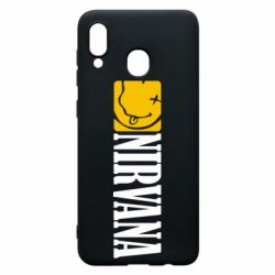 Чехол для Samsung A30 Nirvana смайл - PrintSalon