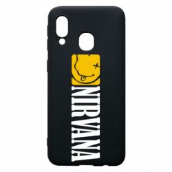 Чехол для Samsung A40 Nirvana смайл - PrintSalon