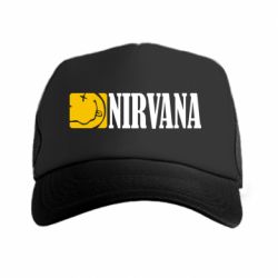 Кепка-тракер Nirvana смайл - PrintSalon