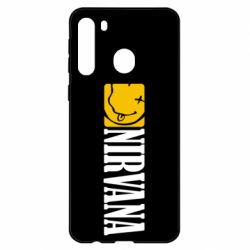 Чехол для Samsung A21 Nirvana смайл - PrintSalon