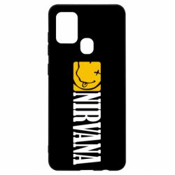 Чехол для Samsung A21s Nirvana смайл - PrintSalon