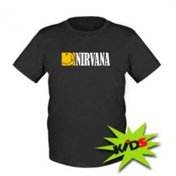 Детская футболка Nirvana смайл - PrintSalon