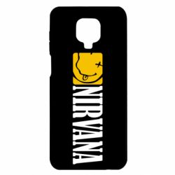 Чехол для Xiaomi Redmi Note 9S/9Pro/9Pro Max Nirvana смайл - PrintSalon