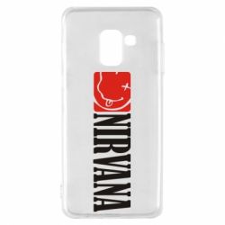 Чехол для Samsung A8 2018 Nirvana смайл - PrintSalon
