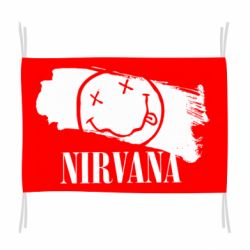 Прапор Nirvana Smile - PrintSalon