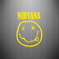 Наклейка Nirvana (Нирвана) - PrintSalon
