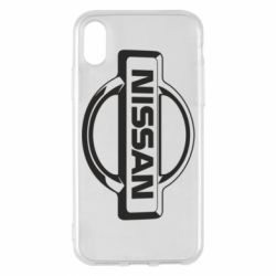 Чохол для iPhone X/Xs Nissan Логотип - PrintSalon