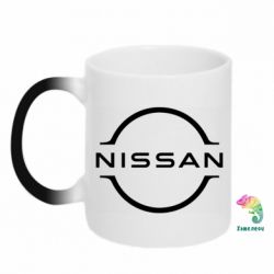 Чашка-хамелеон Nissan new logo - PrintSalon