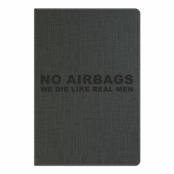 Блокнот с принто No airbags - PrintSalon