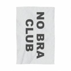 Рушник з принтом No bra club - PrintSalon
